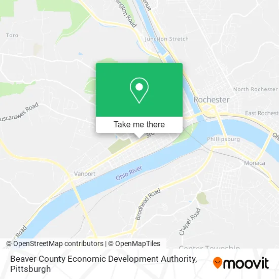 Beaver County Economic Development Authority map