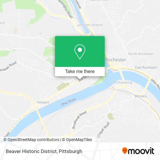 Mapa de Beaver Historic District