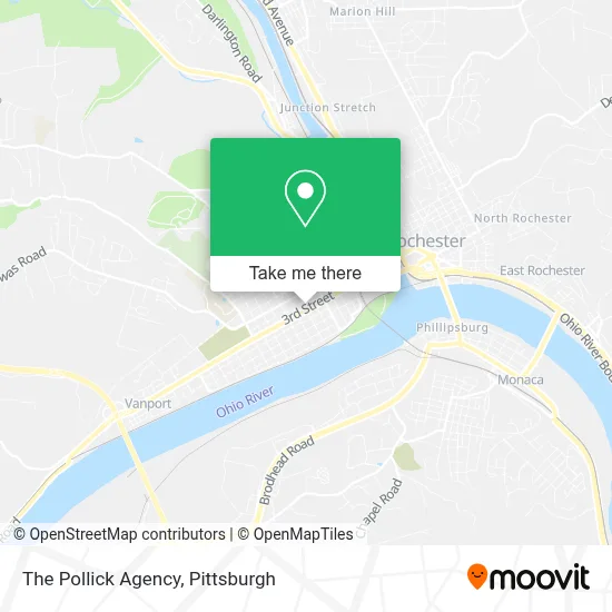 The Pollick Agency map