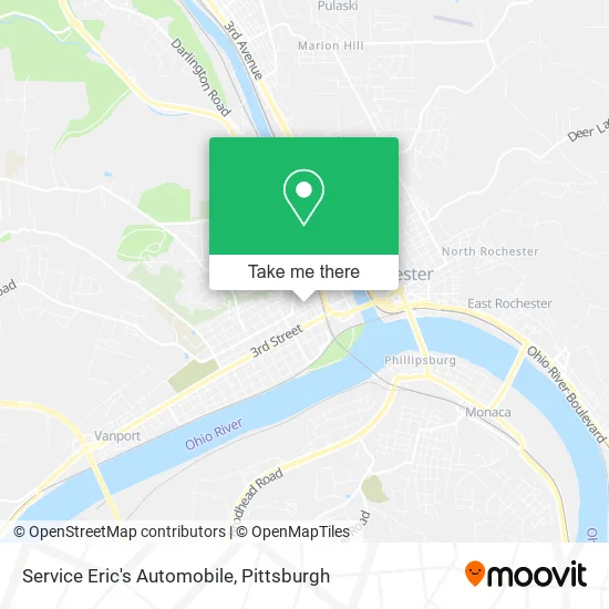 Mapa de Service Eric's Automobile