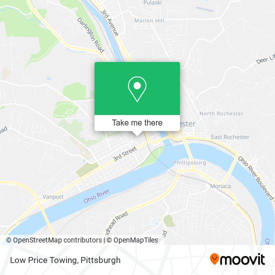 Low Price Towing map