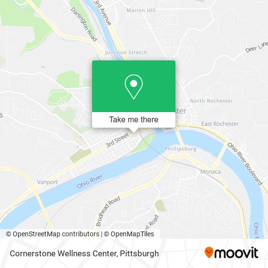 Mapa de Cornerstone Wellness Center