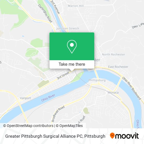 Mapa de Greater Pittsburgh Surgical Alliance PC