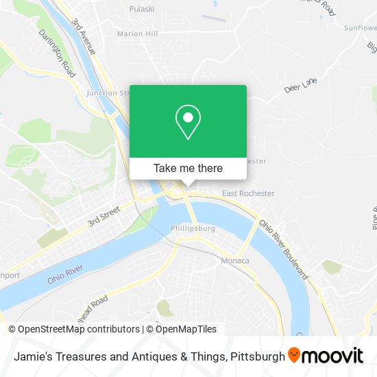 Mapa de Jamie's Treasures and Antiques & Things