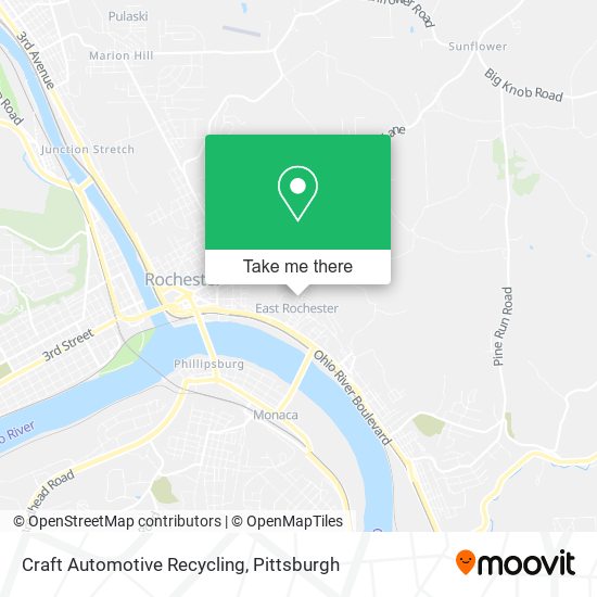 Mapa de Craft Automotive Recycling