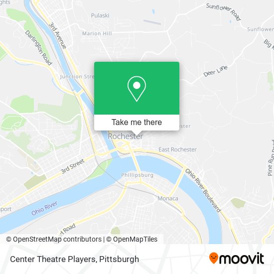 Mapa de Center Theatre Players