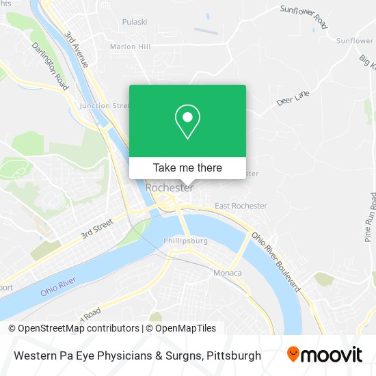 Western Pa Eye Physicians & Surgns map