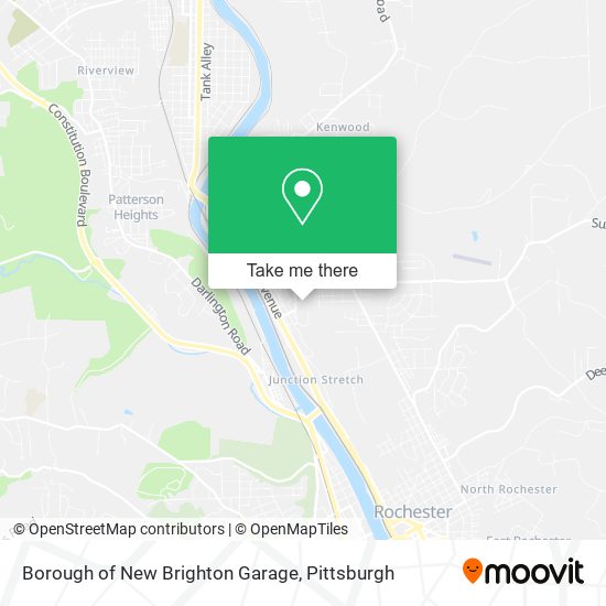 Borough of New Brighton Garage map