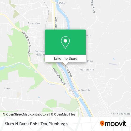 Slurp-N-Burst Boba Tea map