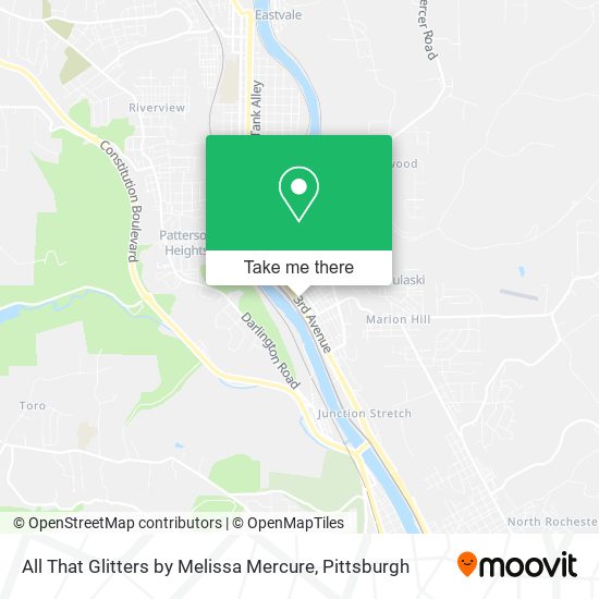 All That Glitters by Melissa Mercure map