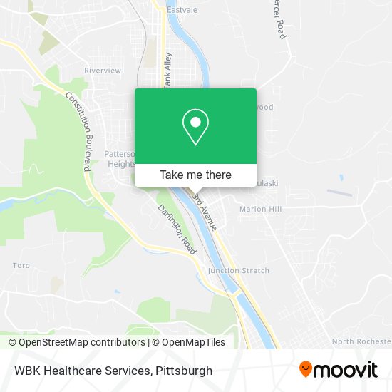 WBK Healthcare Services map