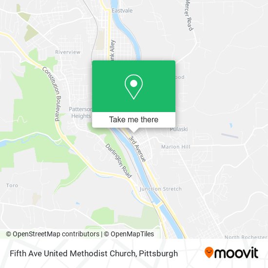 Mapa de Fifth Ave United Methodist Church