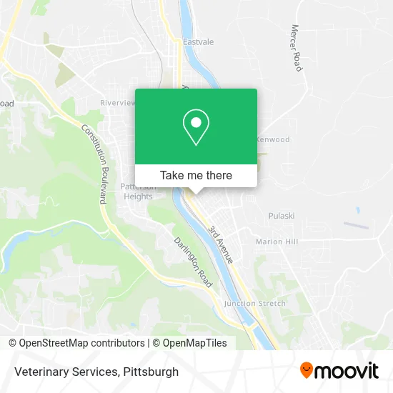 Veterinary Services map