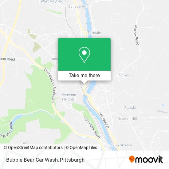 Bubble Bear Car Wash map