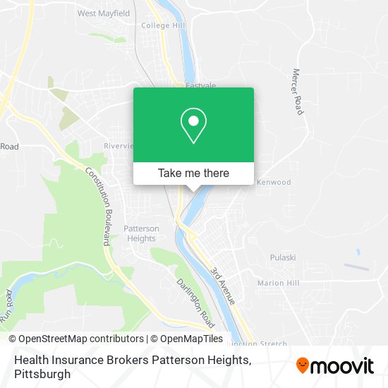 Health Insurance Brokers Patterson Heights map