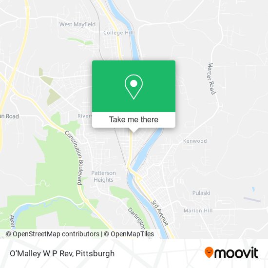O'Malley W P Rev map