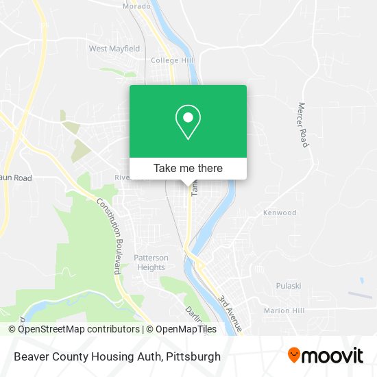 Beaver County Housing Auth map