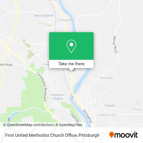 First United Methodist Church Office map
