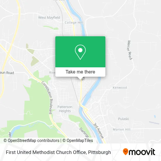 First United Methodist Church Office map
