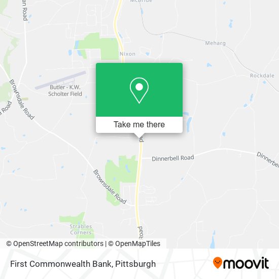 Mapa de First Commonwealth Bank
