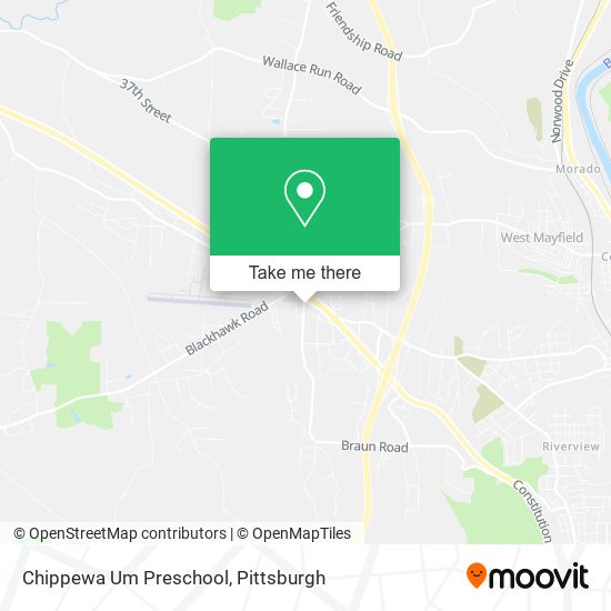 Chippewa Um Preschool map
