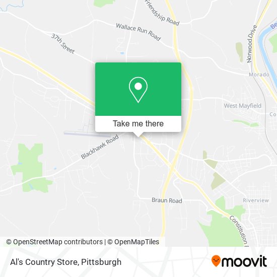 Mapa de Al's Country Store
