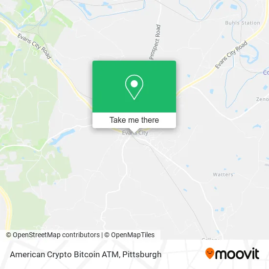 American Crypto Bitcoin ATM map