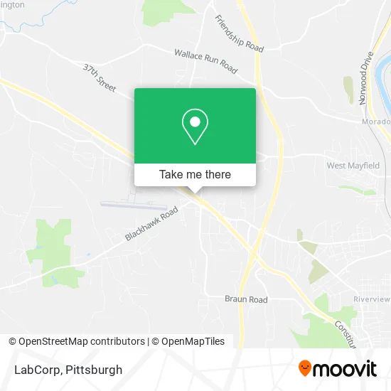 LabCorp map