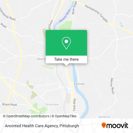 Anointed Health Care Agency map