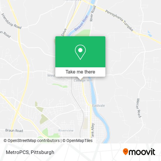 Mapa de MetroPCS