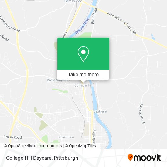 Mapa de College Hill Daycare