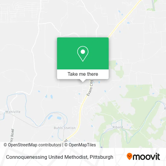 Connoquenessing United Methodist map
