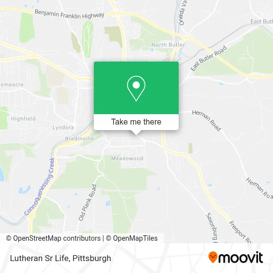 Lutheran Sr Life map