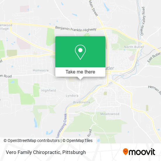 Vero Family Chiropractic map