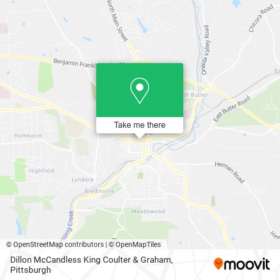Mapa de Dillon McCandless King Coulter & Graham