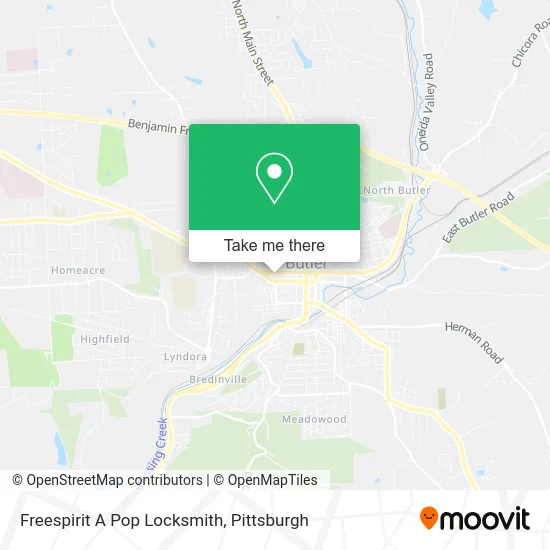 Freespirit A Pop Locksmith map