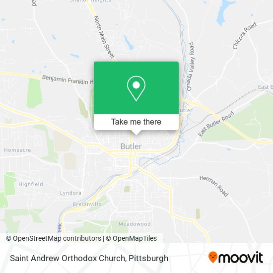 Saint Andrew Orthodox Church map