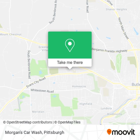 Mapa de Morgan's Car Wash