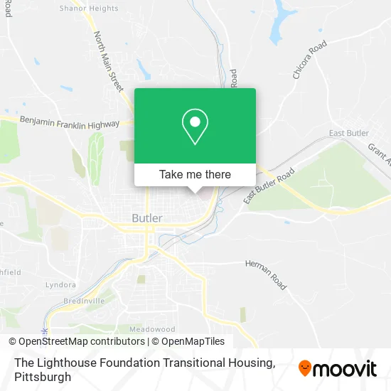 The Lighthouse Foundation Transitional Housing map