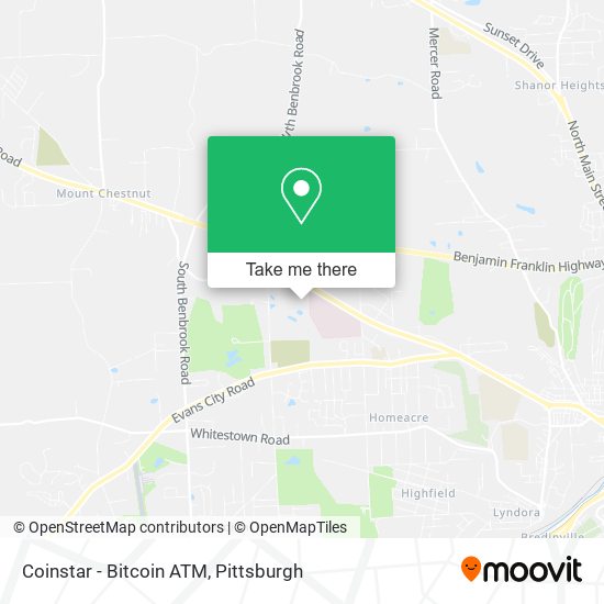 Coinstar - Bitcoin ATM map