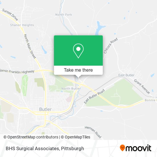 Mapa de BHS Surgical Associates