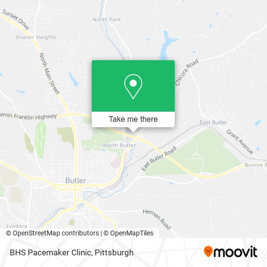 BHS Pacemaker Clinic map