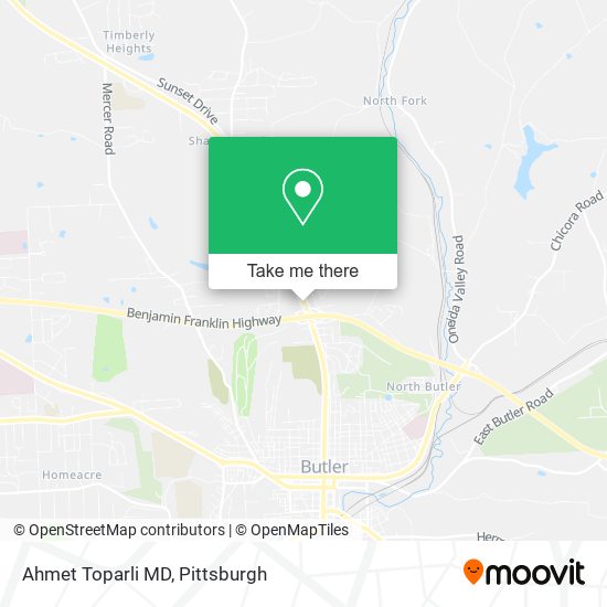 Ahmet Toparli MD map