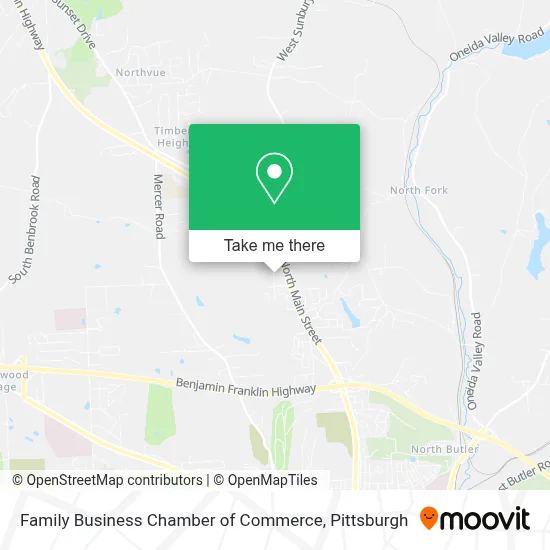 Family Business Chamber of Commerce map