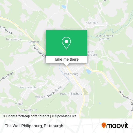 The Well Philipsburg map