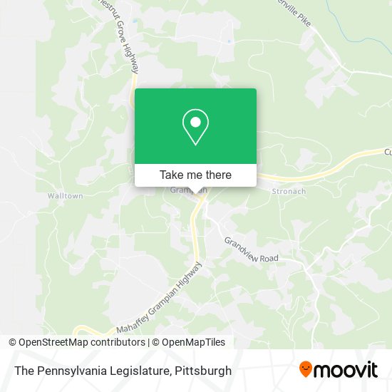 The Pennsylvania Legislature map