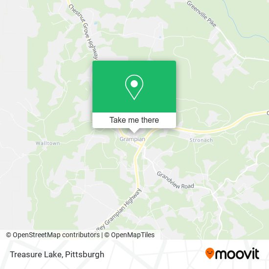 Mapa de Treasure Lake