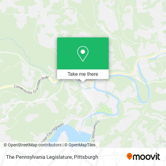 The Pennsylvania Legislature map