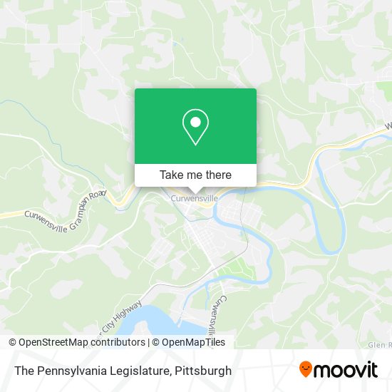 The Pennsylvania Legislature map
