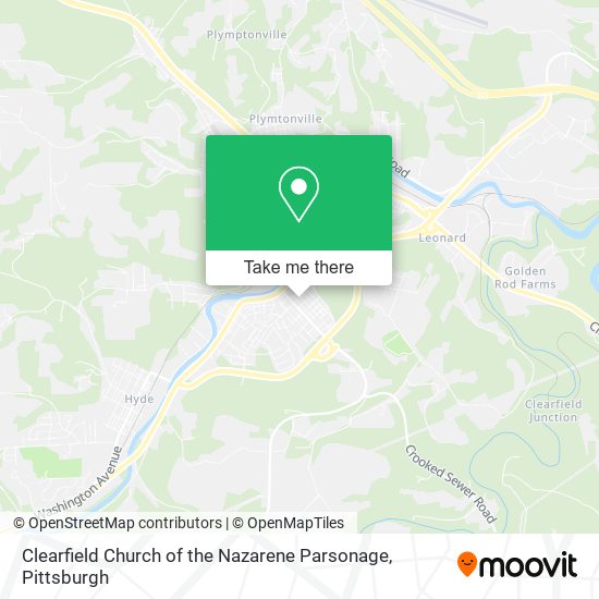 Mapa de Clearfield Church of the Nazarene Parsonage